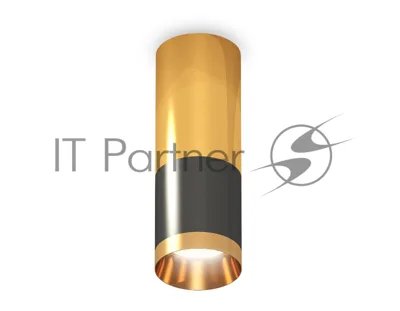 Светильник Ambrella Light XS6303050 DCH/PYG черный хром/золото желтое полированное MR16 GU5.3 (C6303, C6327, A2010, N6134)