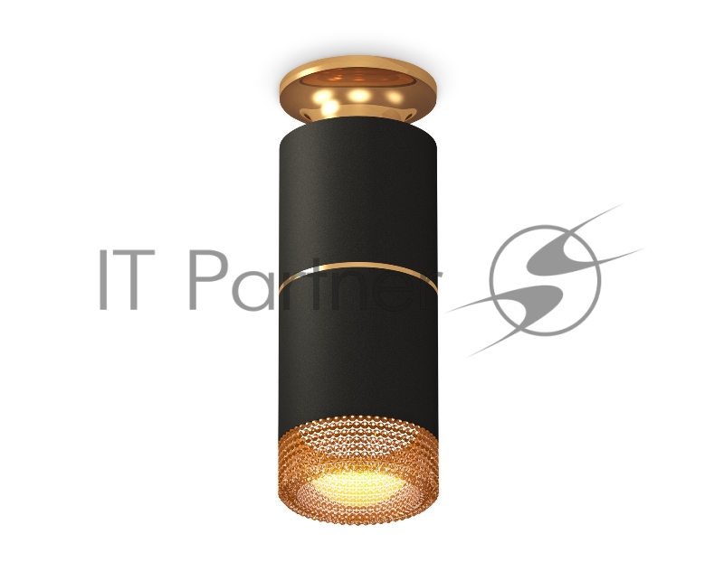 Светильник Ambrella Light XS6302241 SBK/PYG/CF черный песок/золото желтое полированное/кофе MR16 GU5.3