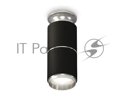 Светильник Ambrella Light XS6302221 SBK/PSL черный песок/серебро полированное MR16 GU5.3 (N6903, C6302, A2060, N6122)
