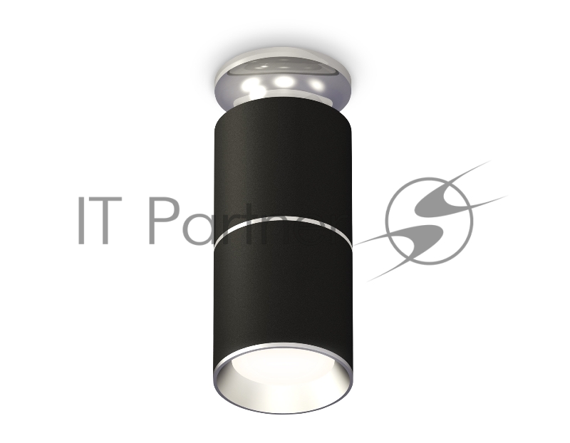 Светильник Ambrella Light XS6302220 SBK/PSL черный песок/серебро полированное MR16 GU5.3 (N6903, C6302, A2060, N6104)