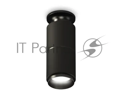 Светильник Ambrella Light XS6302201 SBK/PBK черный песок/черный полированный MR16 GU5.3 (N6902, C6302, A2061, N6121)