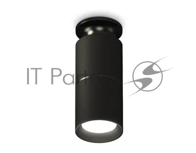 Светильник Ambrella Light XS6302200 SBK/PBK черный песок/черный полированный MR16 GU5.3 (N6902, C6302, A2061, N6102)