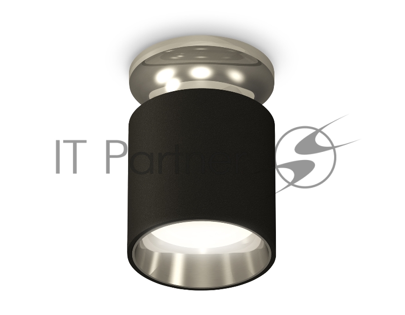 Светильник Ambrella Light XS6302122 SBK/PSL черный песок/серебро полированное MR16 GU5.3 (N6903, C6302, N6112)
