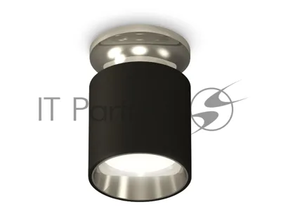 Светильник Ambrella Light XS6302122 SBK/PSL черный песок/серебро полированное MR16 GU5.3 (N6903, C6302, N6112)