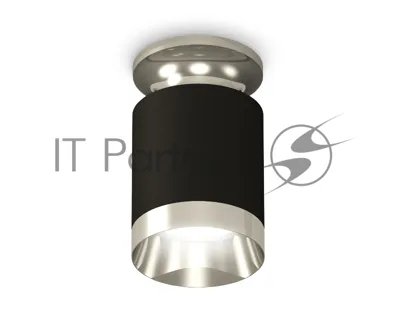 Светильник Ambrella Light XS6302121 SBK/PSL черный песок/серебро полированное MR16 GU5.3 (N6903, C6302, N6132)