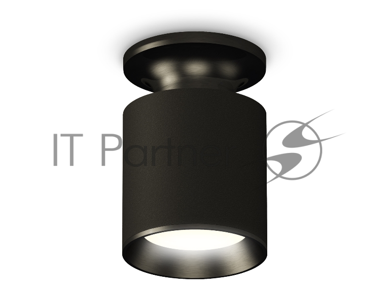 Светильник Ambrella Light XS6302100 SBK/PBK черный песок/черный полированный MR16 GU5.3 (N6902, C6302, N6103)