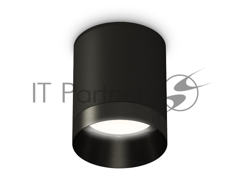 Светильник Ambrella Light XS6302021 SBK/PBK черный песок/черный полированный MR16 GU5.3 (C6302, N6131)