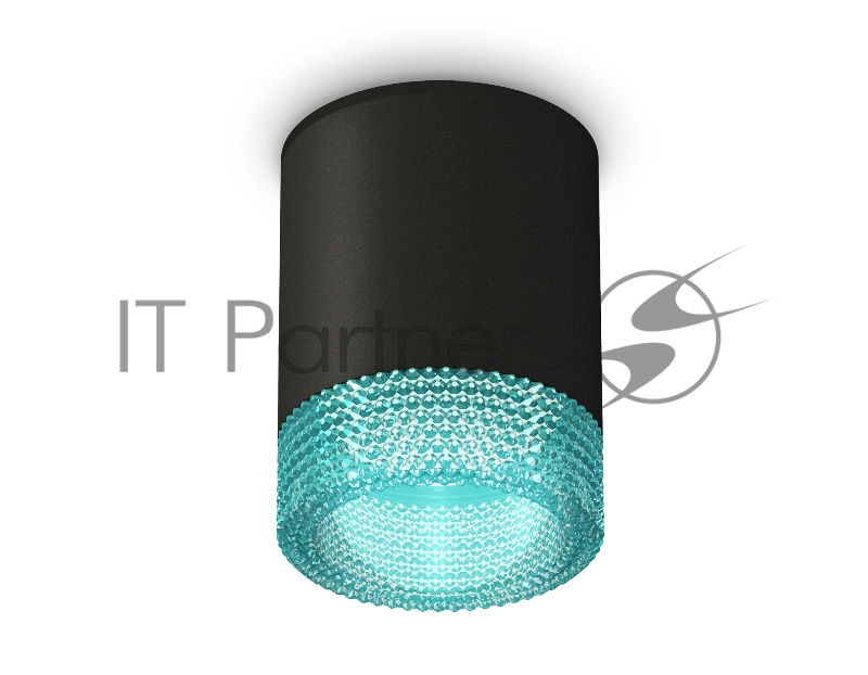 Светильник Ambrella Light XS6302043 SBK/BL черный песок/голубой MR16 GU5.3 (C6302, N6153)
