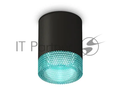 Светильник Ambrella Light XS6302043 SBK/BL черный песок/голубой MR16 GU5.3 (C6302, N6153)