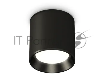 Светильник Ambrella Light XS6302002 SBK/PBK черный песок/черный полированный MR16 GU5.3 (C6302, N6103)