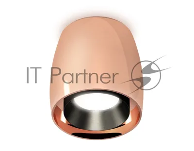 Светильник Ambrella Light XS1144001 PPG/PBK золото розовое полированное/черный полированный MR16 GU5.3 (C1144, N7031)