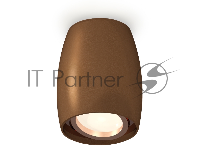 Светильник Ambrella Light XS1124001 SCF/PPG кофе песок/золото розовое полированное MR16 GU5.3 (C1124, N7005)
