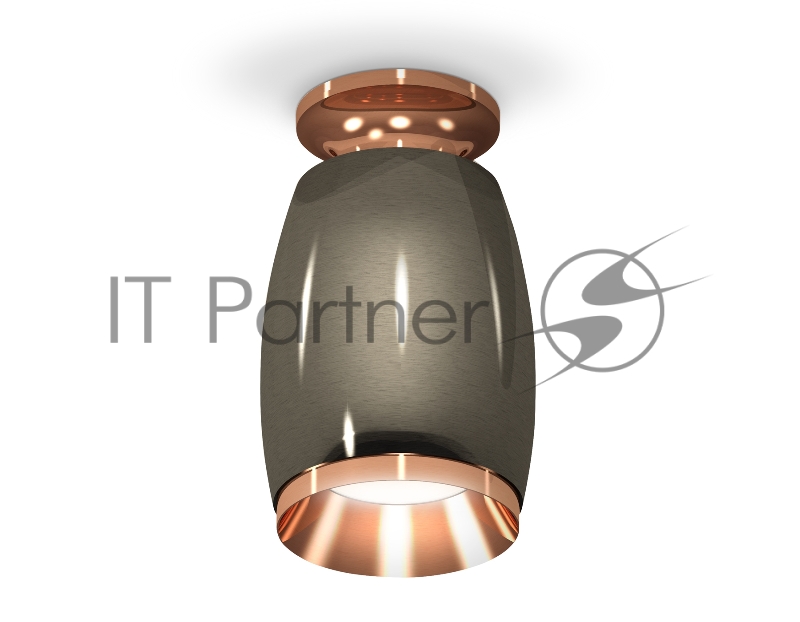 Светильник Ambrella Light XS1123044 DCH/PPG черный хром/золото розовое полированное MR16 GU5.3 (N6906, C1123, N7035)