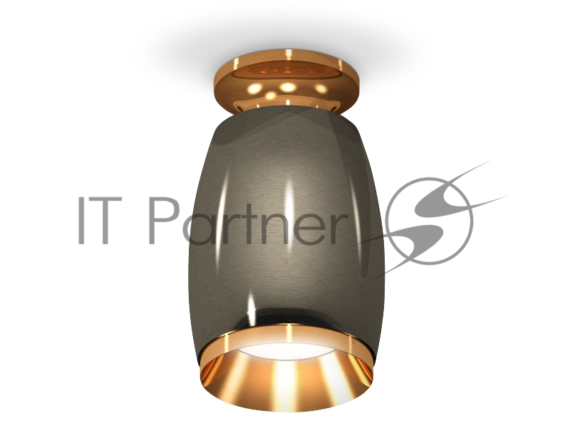 Светильник Ambrella Light XS1123043 DCH/PYG черный хром/золото желтое полированное MR16 GU5.3 (N6905, C1123, N7034)