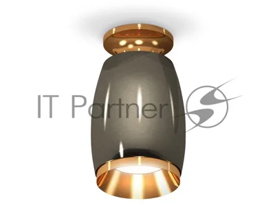 Светильник Ambrella Light XS1123043 DCH/PYG черный хром/золото желтое полированное MR16 GU5.3 (N6905, C1123, N7034)