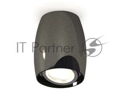 Светильник Ambrella Light XS1123001 DCH/PSL черный хром/серебро полированное MR16 GU5.3 (C1123, N7003)