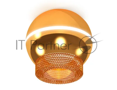 Светильник Ambrella Light XS1105020 PYG/CF золото желтое полированное/кофе MR16 GU5.3 LED 3W 4200K (C1105, N7195)