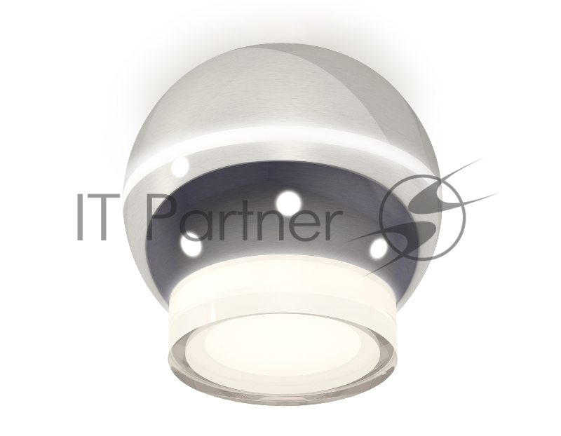 Светильник Ambrella Light XS1104031 PSL/FR серебро полированное/белый матовый MR16 GU5.3 LED 3W 4200K (C1104, N7160)