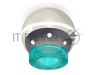 Светильник Ambrella Light XS1104020 PSL/BL серебро полированное/голубой MR16 GU5.3 LED 3W 4200K (C1104, N7194)