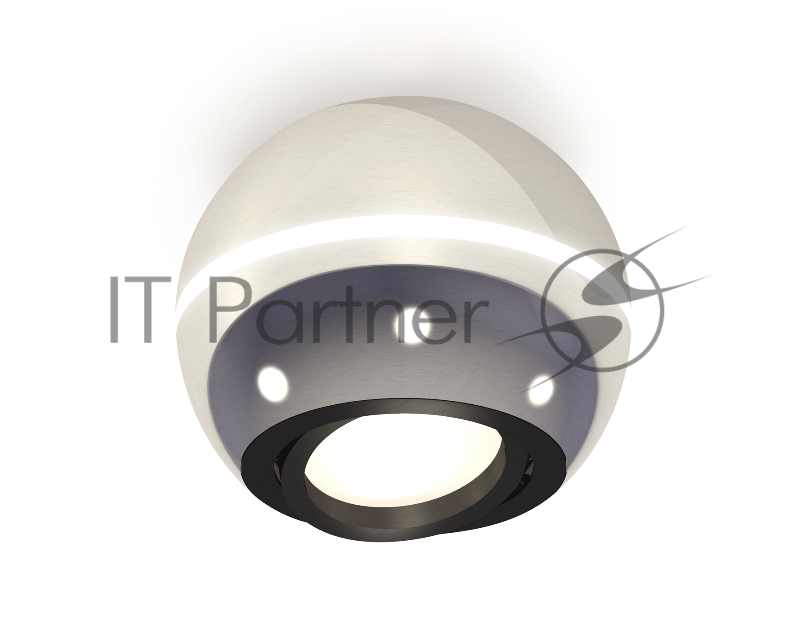 Светильник Ambrella Light XS1104010 PSL/PBK серебро полированное/черный полированный MR16 GU5.3 LED 3W 4200K (C1104, N7002)