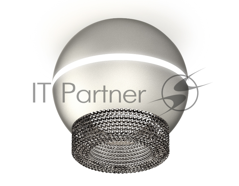 Светильник Ambrella Light XS1103020 SSL/BK серебро песок/тонированный MR16 GU5.3 LED 3W 4200K (C1103, N7192)