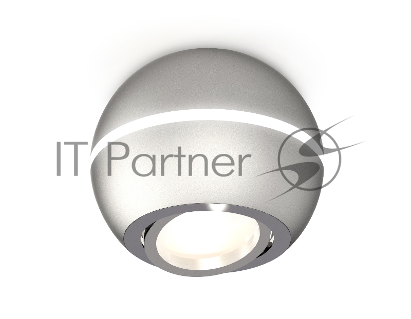 Светильник Ambrella Light XS1103011 SSL/PSL серебро песок/серебро полированное MR16 GU5.3 LED 3W 4200K (C1103, N7003)