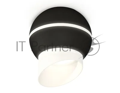 Светильник Ambrella Light XS1102043 SBK/FR черный песок/белый матовый MR16 GU5.3 LED 3W 4200K (C1102, N7175)
