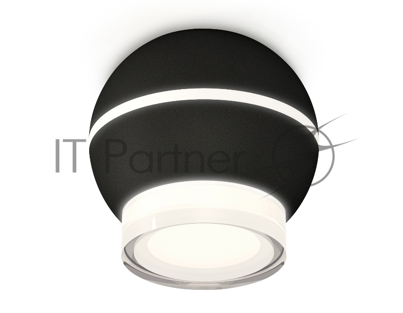 Светильник Ambrella Light XS1102042 SBK/FR/CL черный песок/белый матовый/прозрачный MR16 GU5.3 LED 3W 4200K (C1102, N7160)