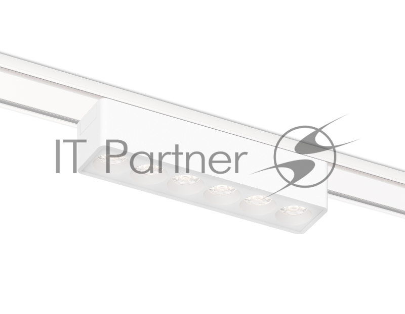 Светильник трековый светодиодный GV1401 WH белый IP20 6W 4200K 48V 24° 122x26x24