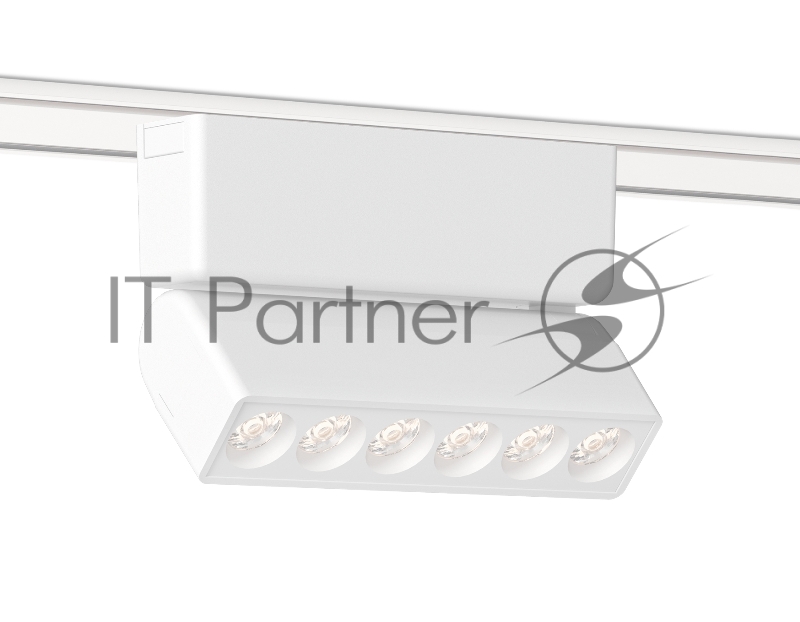 Светильник трековый светодиодный GV1468 WH белый IP20 6W 4200K 48V 24° 122x26x80