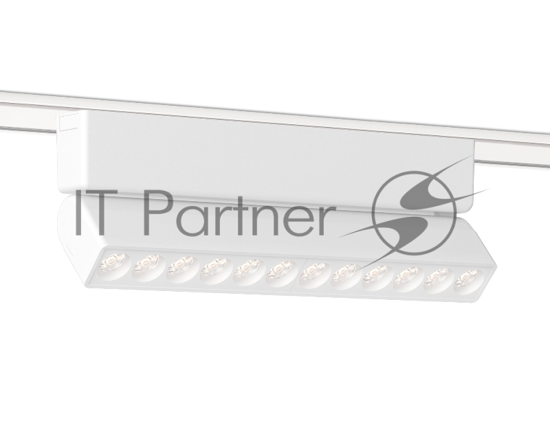 Светильник трековый светодиодный GV1472 WH белый IP20 12W 4200K 48V 24° 230x26x80