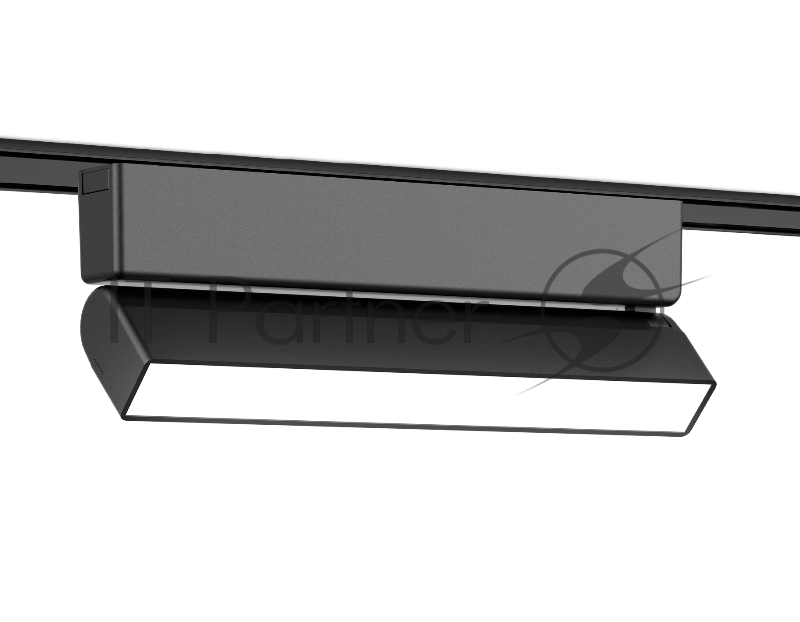Светильник трековый светодиодный GV1486 BK черный IP20 10W 4200K 48V 230x26x80