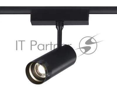 Светильник трековый светодиодный GV1571 BK черный IP20 10W 4200K 48V 15-51° D55x185