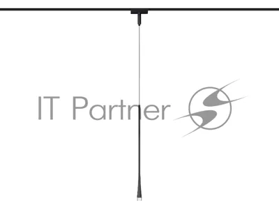 Светильник трековый светодиодный GV1637 BK черны IP20 6W 4200K 48V 38° D36x1500