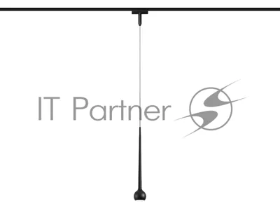 Светильник трековый светодиодный GV1644 BK черный IP20 9W 4200K 48V D75x1500