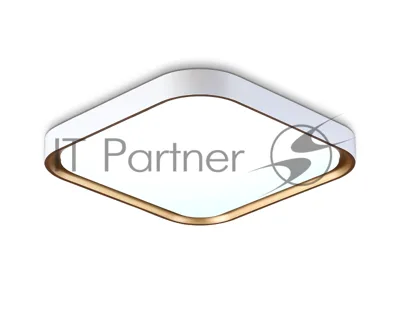 Потолочный светодиодный светильник Ambrella light FZ1253 WH/GD белый/золото 18W 5000K 250*250*60 (Без ПДУ)