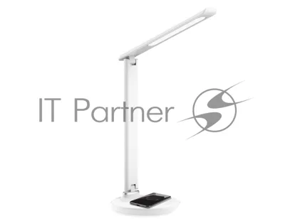 Светодиодная настольная лампа с беспроводной зарядкой Ambrella light DE520 WH белый LED 3000-6400K 8W