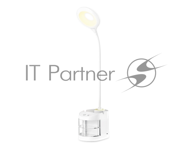 Настольная светодиодная лампа Ambrella light DE561 WH белый LED 4200K 4W