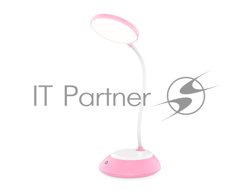 Светодиодная настольная лампа Ambrella light DE603 PI/WH розовый/белый LED 2800-6500K 5W