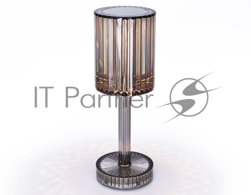 Настольная светодиодная лампа Ambrella light DE8071 GR серый LED RGB 3W (ПДУ RGB)