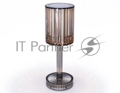 Настольная светодиодная лампа Ambrella light DE8071 GR серый LED RGB 3W (ПДУ RGB)