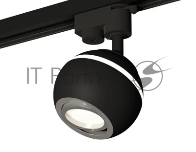Светильник Ambrella light XT1102022 SBK/PSL черный песок/серебро полированное MR16 GU5.3 LED 3W 4200K (A2521, C1102, N7003)