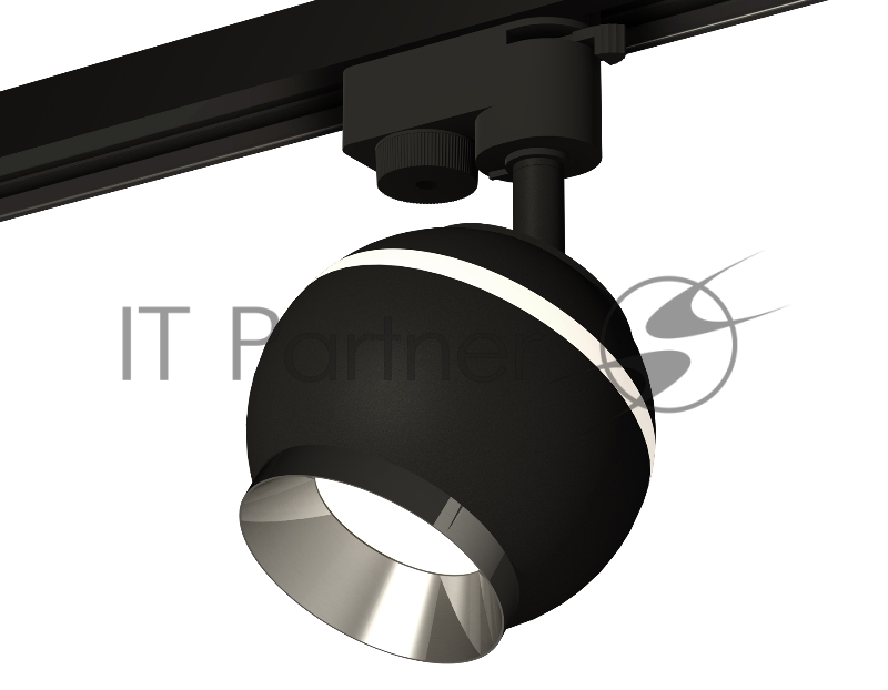 Светильник Ambrella light XT1102003 SBK/PSL черный песок/серебро полированное GU5.3 LED 3W 4200K (A2521, C1102, N7032)