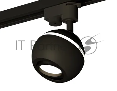 Светильник Ambrella light XT1102021 SBK/PBK черный песок/черный полированный MR16 GU5.3 LED 3W 4200K (A2521, C1102, N7002)