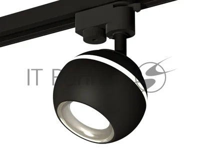Светильник Ambrella light XT1102042 SBK/PSL черный песок/серебро полированное MR16 GU5.3 LED 3W 4200K (A2521, C1102, N7023)