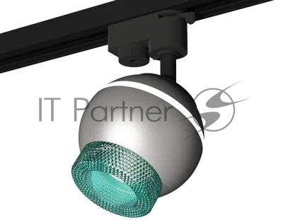 Светильник Ambrella light XT1103041 SSL/BL серебро песок/голубой MR16 GU5.3 LED 3W 4200K (A2521, C1103, N7194)