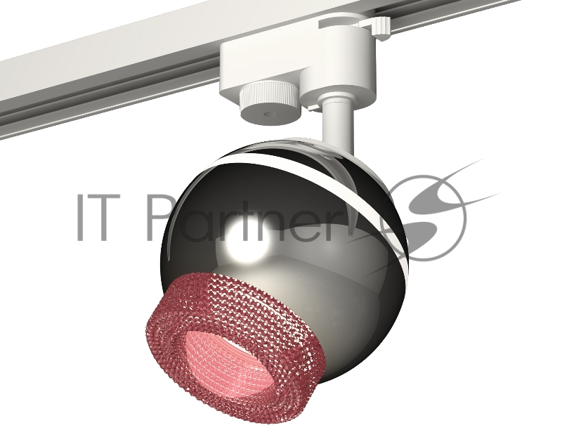 Светильник Ambrella light XT1104003 PSL/PI серебро полированное/розовый GU5.3 LED 3W 4200K (A2520, C1104, N7193)