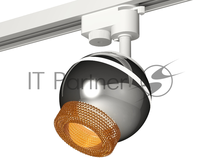 Светильник Ambrella light XT1104005 PSL/CF серебро полированное/кофе GU5.3 LED 3W 4200K (A2520, C1104, N7195)