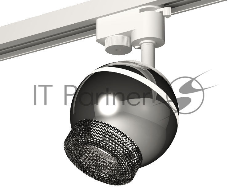 Светильник Ambrella light XT1104002 PSL/BK серебро полированное/тонированный GU5.3 LED 3W 4200K (A2520, C1104, N7192)