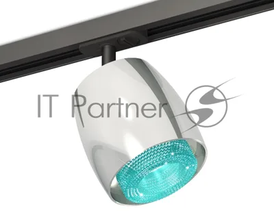 Светильник Ambrella light XT1143010 PSL/BL/SBK серебро полированное/голубой/черный песок MR16 GU5.3 (A2537, C1143, N7194)